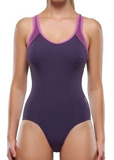 New Freya Active Soft Cup Swimsuit Purple (Damson) 3182 RRP £45.00 