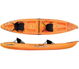 Ocean Kayak Malibu 2 XL sunrise color 2012 closeout w/seats and 