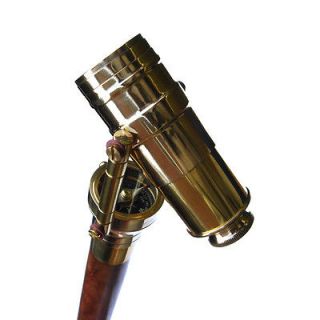 vintage telescope cane antique victorian walking stick