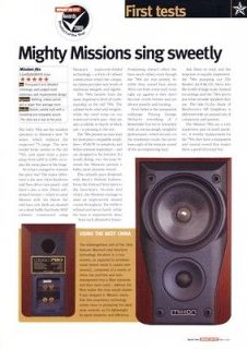 MISSION 780   brochure prospekt review ad speakers loudspeaker audio 