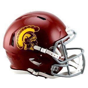 USC Trojans Riddell NCAA College Football Authentic Speed Full Size 