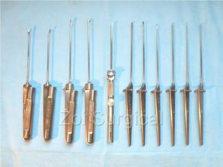 ACUFEX Arthroscopy instrumentation set   forceps, probes, knives