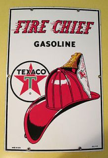   rcelain TEXACO Sign Orginal I​N TOP SHAPE ~Gas Oil​~Gas Pump~Globe