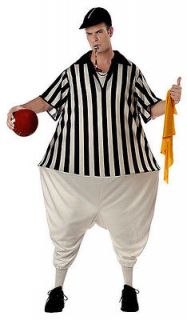 referee humour fat funny dress up men costume one size