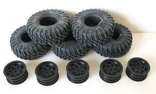 Newly listed Axial SCX10 Dingo Rock Crawler Ripsaw tires and rims