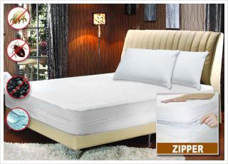 zippered mattress cover in Mattress Pads & Feather Beds