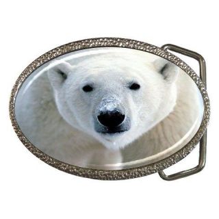 polar bear lover alaska wild life belt buckle new from