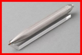 lady pocket size solid silver 935 ballpoint pen from germany