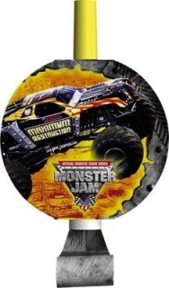 monster truck jam blowouts blowers birthday party favors one day