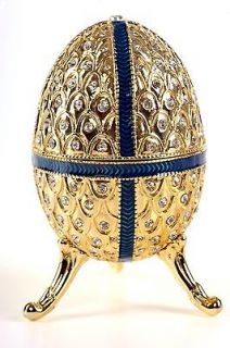   Musical Egg Trinket Box by Keren Kopal   Swarovski Crystal Jewelry Box