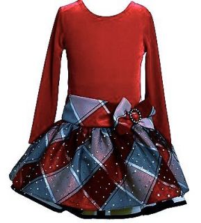 NWT GIRLS PLUS HOLIDAY CHRISTMAS PARTY DRESS SIZE 16 1/2 .5