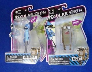 Regular Show MORDECAI & RIGBY 3 Inch Figure Cartoon Network New