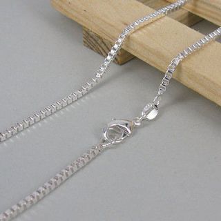 Wholesale 5pcs 925Sterling Silver Fashion Boxes Necklace Chain 2MM 16 