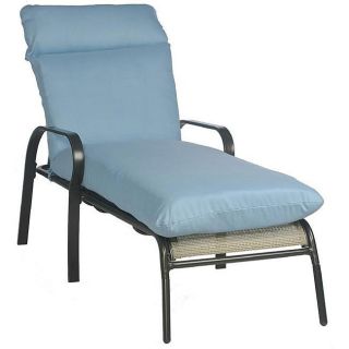 sky blue outdoor chaise lounge cushion  69
