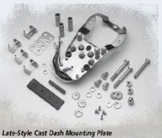 LATE STYLE DASH MOUNTING PLATE BASE FOR HARLEY FATBOB FAT BOB TANKS 68 