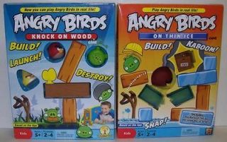 Games Angry Birds Knock On Wood & Angry Birds On Thin Ice BRAND NEW
