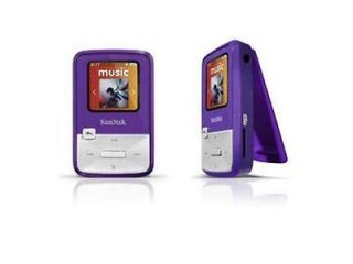 SanDisk Sansa Clip Zip 1.1 Purple 4GB  Player SDMX22 004G A5​7P