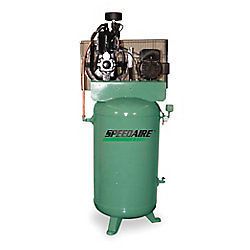 SPEEDAIRE Air Compressor, 5HP 1WD80 Paint Booth 1 or 3 phase motor 