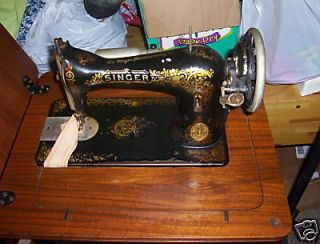 vintage singer 2b sewing machine w cabinet 