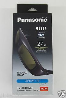 New   Panasonic VIERA Progressive Active 3D Full HD Glasses TY ER3D4MU