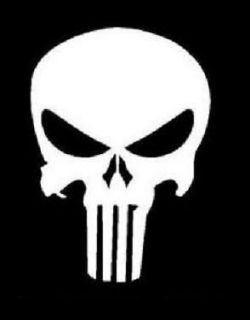 PUNISHER SKULL Sticker Decal   Multiples Colors Available   FREE 