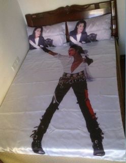 Michael Jackson MJ BAD World Tour Bedding Sheet/Quilt cover 