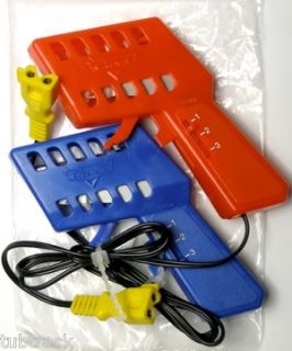 tyco mattel 3 speed ho slot car controllers red