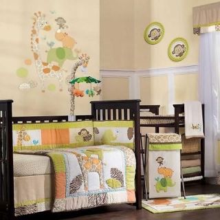 wildlife 4 piece baby crib bedding set by carters time