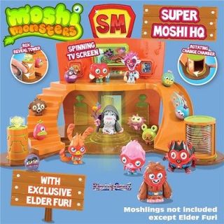 Moshi Monsters Moshlings Super Moshi HQ Playset inc Exclusive Elder 