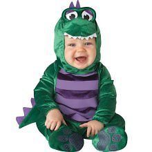 Baby Dinky Dino Dinosaur Green Purple Costume 6M 12M 18M 24M 2T dragon