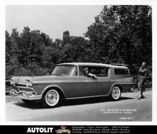 1958 rambler ambassador station wagon factory photo 