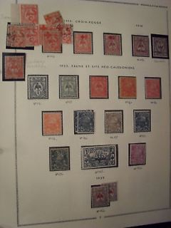 COLLECTION NEW CALEDONIA NOUVELLE CALEDONIE 1915 1928 FRANCE 