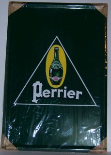 perrier water bar or tavern metal garage sign new time
