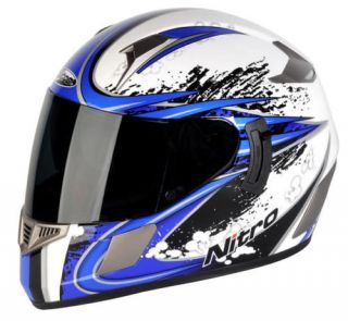 new nitro nsfp alien motorcycle crash helmet blue more options