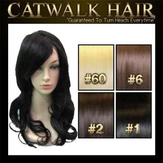   Human Hair Wig Lace Hairpiece Black Brown Blonde Natural Hair Piece
