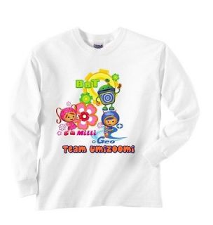 Team Umizoomi Toddler  Personalized long sleeve & short sleeve T Shirt