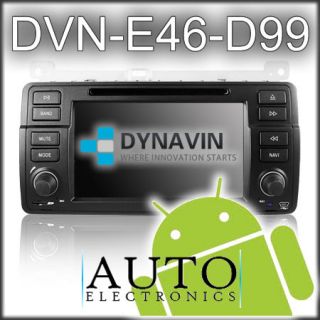    E46 D99 ANDROID Sat Nav DVD/GPS/Internet/WiFi/iPod/Bluetooth for BMW