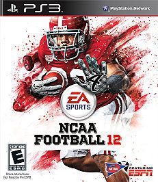 Newly listed NCAA Football 12 Playstation 3 PS3 Factory SEALED New