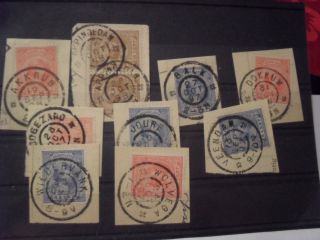 CLASSIC LOT 1895 1900 NETHERLANDS NEDERLAND GOOD CANCELLATIONS ON 