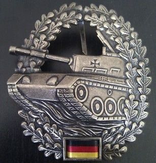   ) German Bundeswehr beret cap badge PANZER Iron Cross PANZERTRUPPE