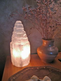 selenite lamp in Crystals & Mineral Specimens