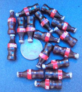 12 Scale 6 Loose Small Coca Cola (Coke) Bottles Dolls House 