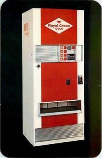   Vend, Royal Crown Cola Vending Machine, Model CV 200, 4 Flavor Vendor
