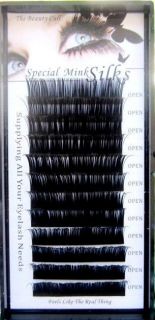 Ultra Soft & Glossy MINK SILK Lash C Curl 15mm Eyelash Extension