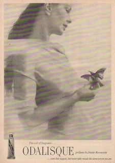 1956 nettie rosenstein odalisque perfume fragrance ad 