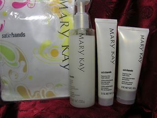 MARY KAY SATIN HANDS PAMPERING SET ( FRAGRANCE FREE ) BRAND NEW