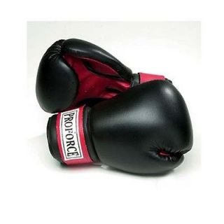 New ProForce Leatherette Training Muay Thai Boxing Gloves All Sizes 