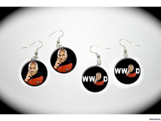 What Would Captain Picard Star Trek Next Generation 2 pairs of charm 