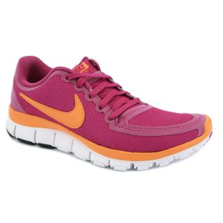 nike free 5 0 v4 womens laced mesh trainers pink