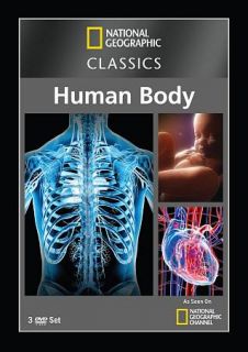 National Geographic Classics The Human Body DVD, 2012, 3 Disc Set 